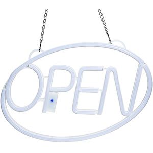 Open neon sign for business